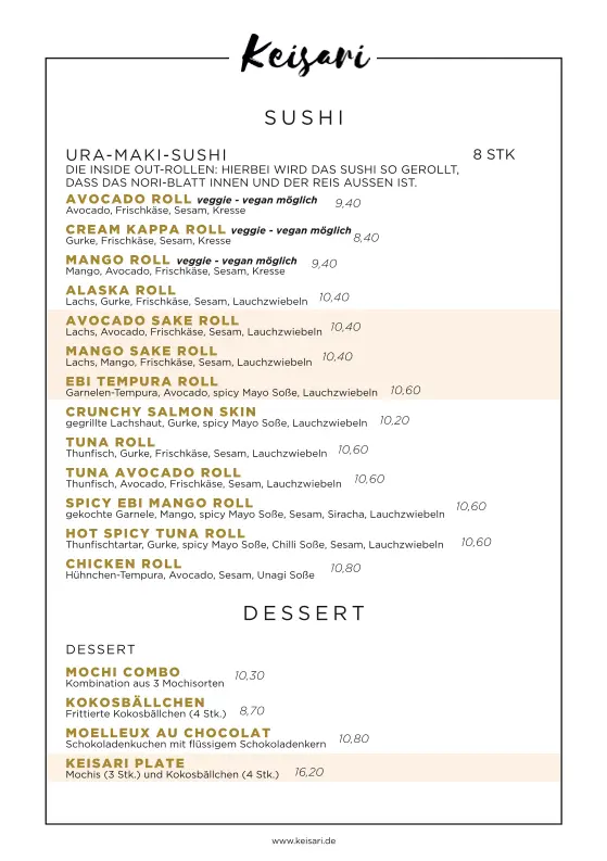 Menu_Keisari Sinsheim_Sinsheim_image_2