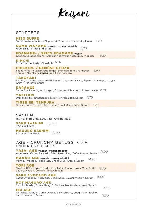 Menu_Keisari Sinsheim_Sinsheim_image_4