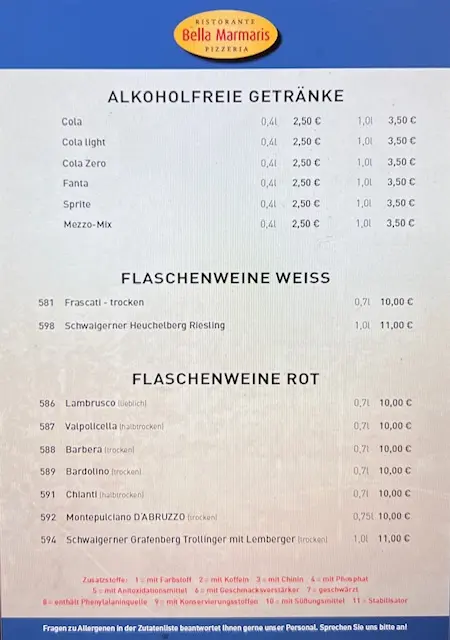 Menu_Bella Marmaris Sinsheim_Sinsheim_image_2