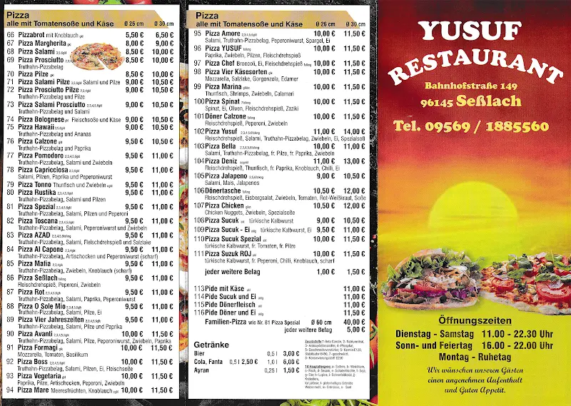 Menu_Yusuf Restaurant_Seßlach_image_2