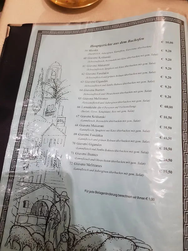 Menu_Costa, Griechische Spezialitaten_Oberpfalz_image_1