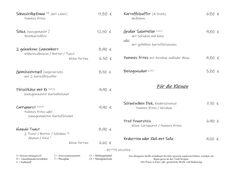 Menu_Gaststätte Blockhütte Selb_Selb_image_1