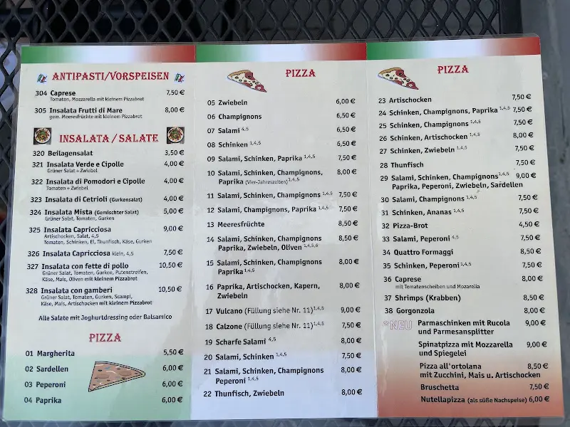 Menu_Pizzeria Da Lina_Oberpfalz_immagine_1