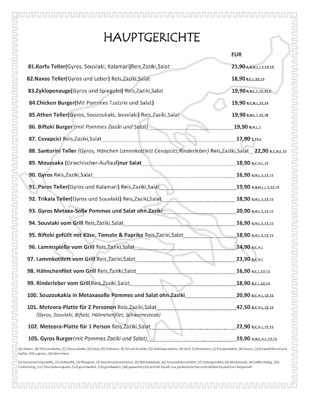 Menü_Restaurant Mykonos Sielenbach_Sielenbach_Bild_4