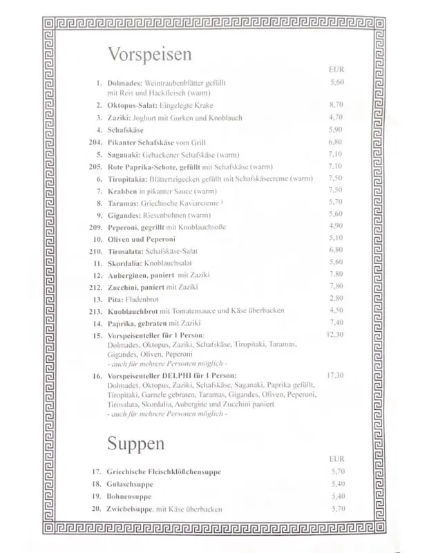 Menu_Restaurant Delphi Senden_Senden_image_1