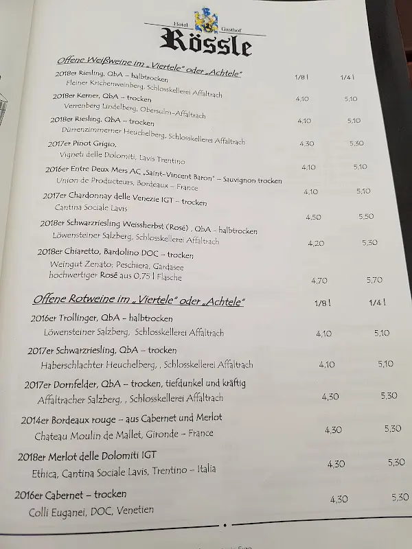 Menu_Hotel-Gasthof Rössle_Senden_image_1