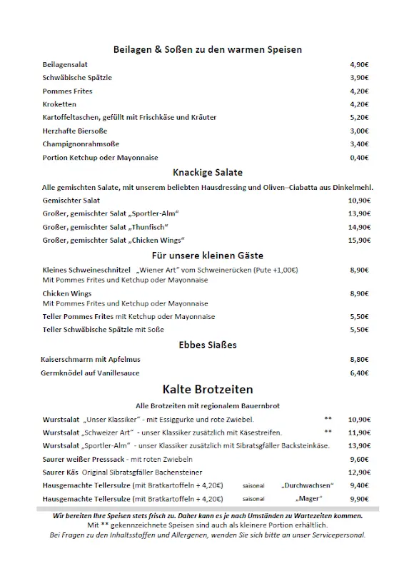 Menu_Sportler-Alm Senden_Senden_immagine_1