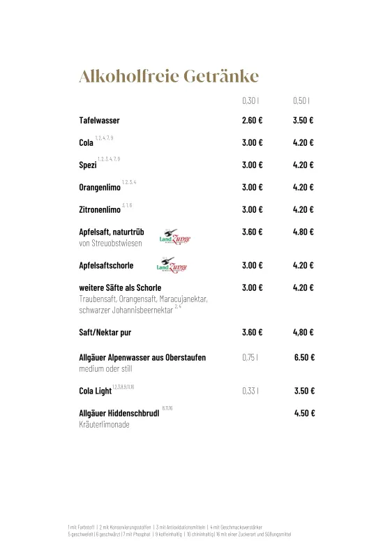 Menu_Historischer Dorfgasthof Hirsch_Allgäu_image_1