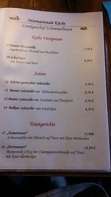 Menu_Restaurant Landgasthof Schimmelbaum Altekemper_Senden_image_2