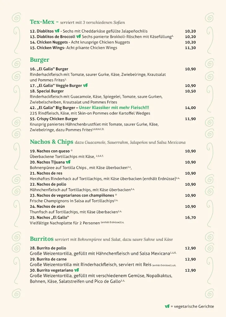 Menu_El Gallo Freiburg_Breisgau_image_3