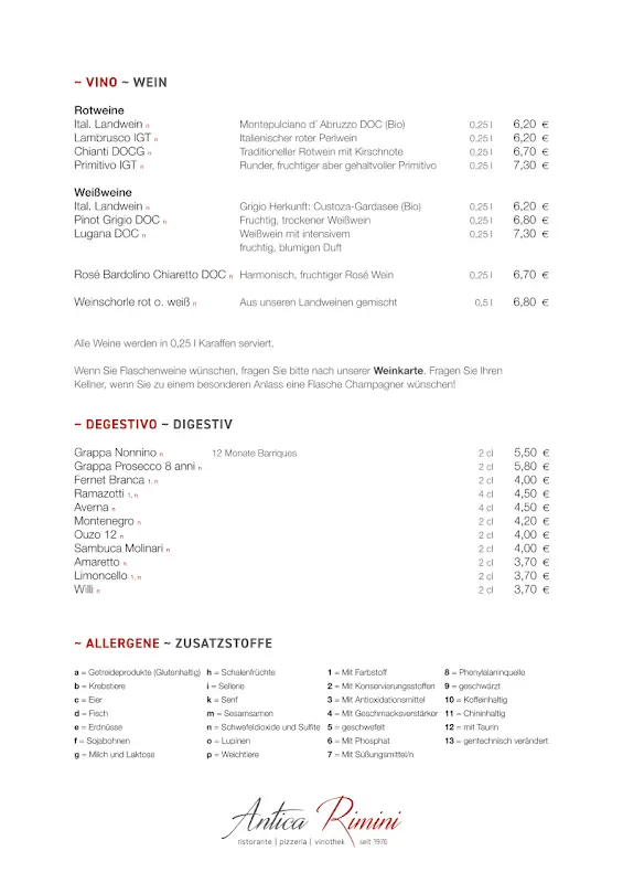 Menu_Ristorante Pizzeria Antica Rimini_Penzberg_image_2