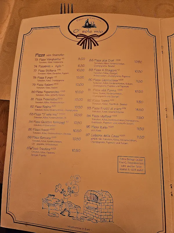 Menu_O' Sole Mio_Inn_image_1