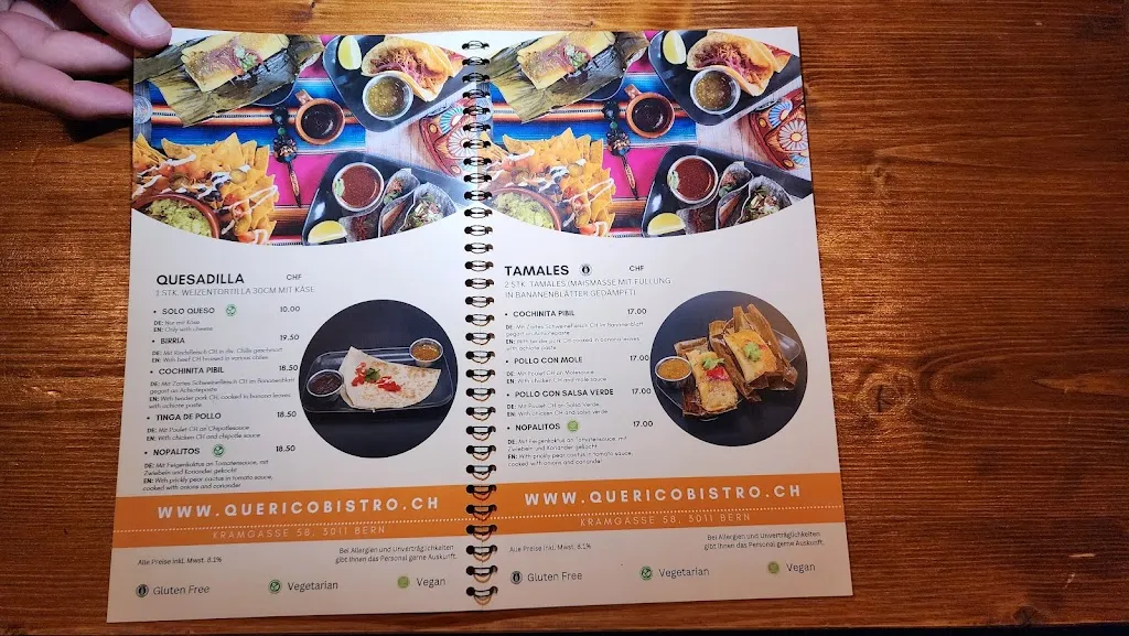 Menu_Qué Rico Bistro (Mexikanisch/Mexican)_Bern_image_2
