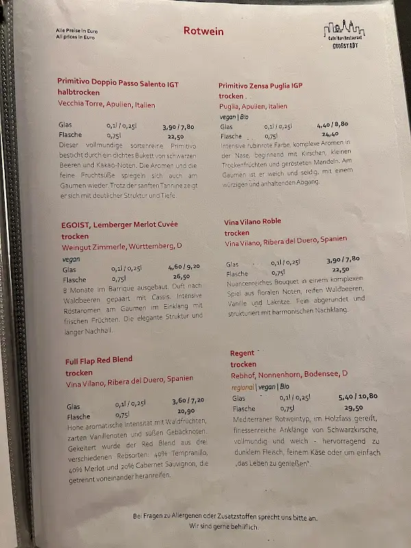 Menu_Café | Bar | Restaurant Großstadt_Lindau_image_1