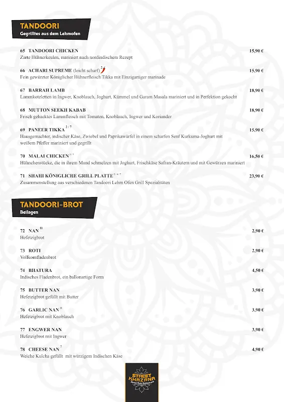 Menu_Khazana Street Restaurant_Lindau_image_3