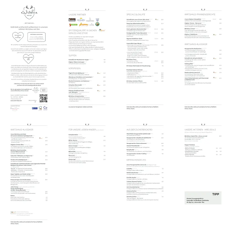 Menu_s'Wirtshaus am See Friedrichshafen_Friedrichshafen_image_1