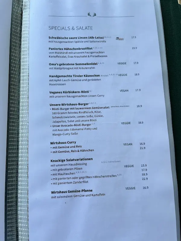 Menu_s'Wirtshaus am See Friedrichshafen_Friedrichshafen_image_3