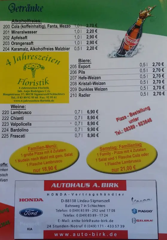 Menu_Pizza Express Mariano_Sigmarszell_image_2