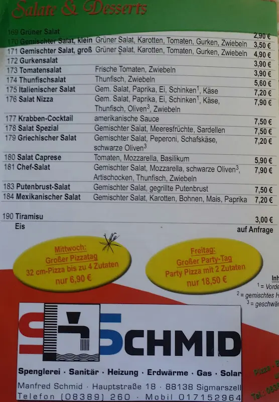 Menu_Pizza Express Mariano_Sigmarszell_image_3