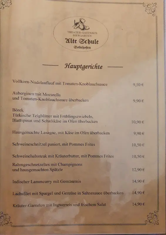 Menu_Gasthaus Alte Schule mit Biergarten_Solnhofen_image_1