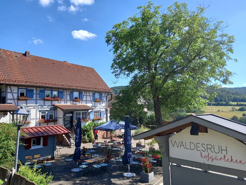 WALDESRUH hofgärtchen restaurant in Sommerkahl