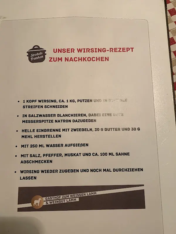 Menu_Gasthof Zum weissen Lamm_Sommerach_image_3
