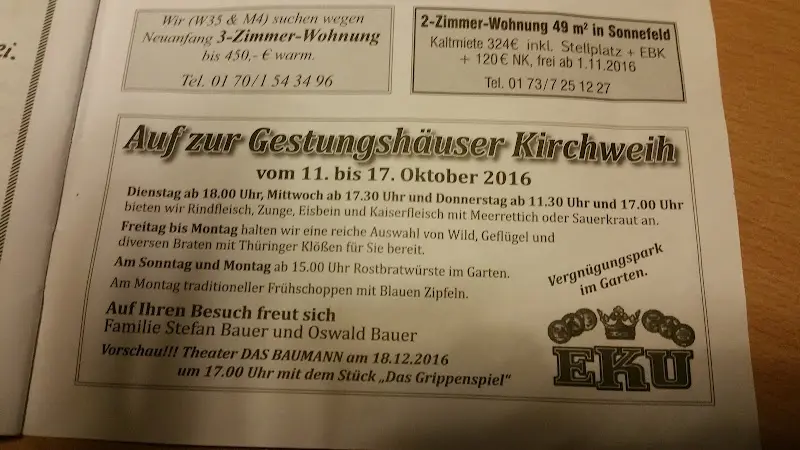 Menu_Gastwirtschaft & Metzgerei Bauer_Sonnefeld_image_1