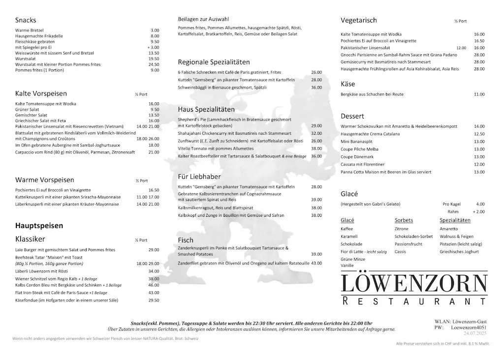 Menu_Restaurant Löwenzorn_Basel_image_1