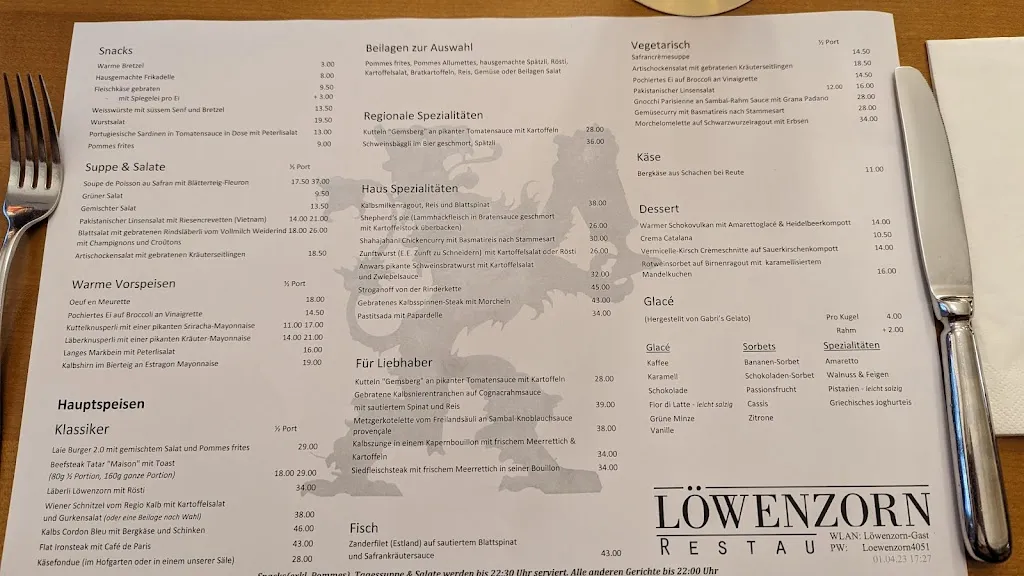 Menu_Restaurant Löwenzorn_Basel_image_3