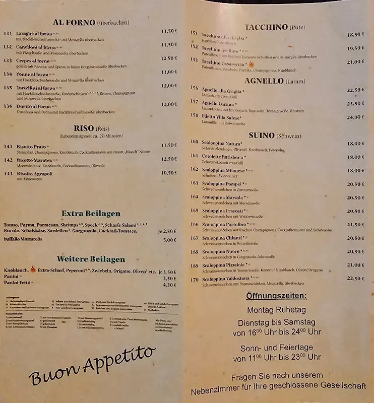 Menu_Ristorante Pizzeria Villa Lucania_Sinzing_image_3
