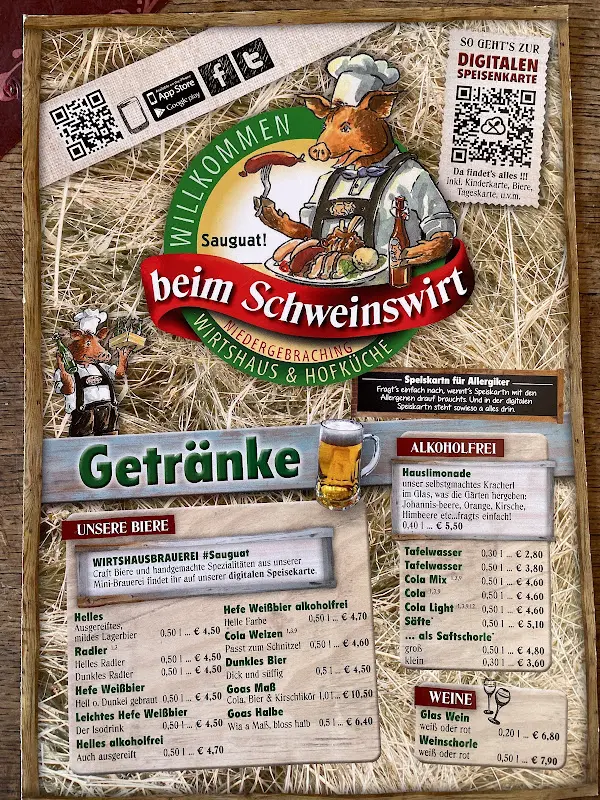 Menu_Wirtshaus beim Schweinswirt_Pentling_image_1