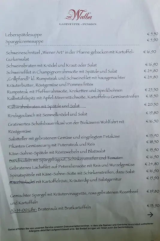 Menu_Gasthof „zur Walba“_Pentling_image_3