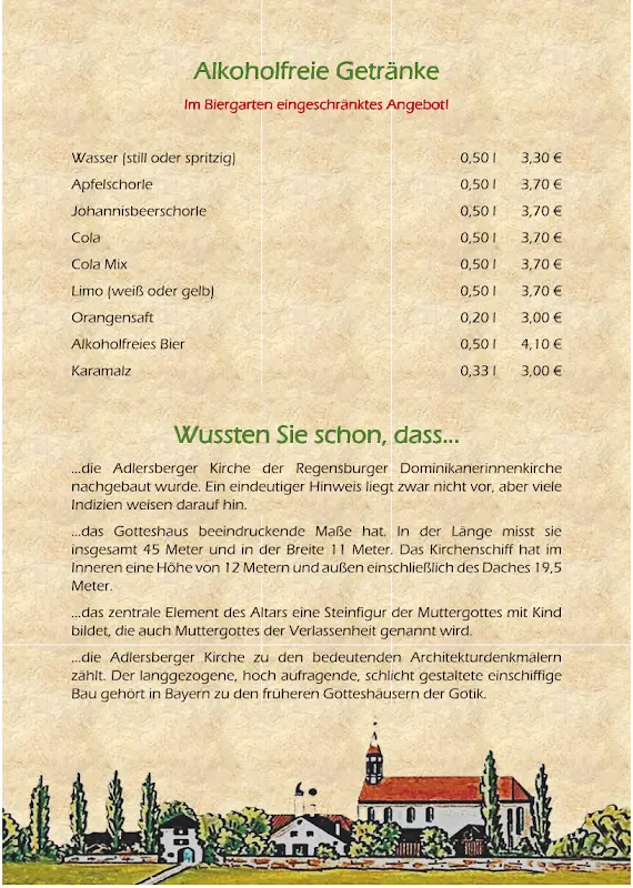 Menu_Prösslbräu Adlersberg Gaststätte_Pettendorf_image_1