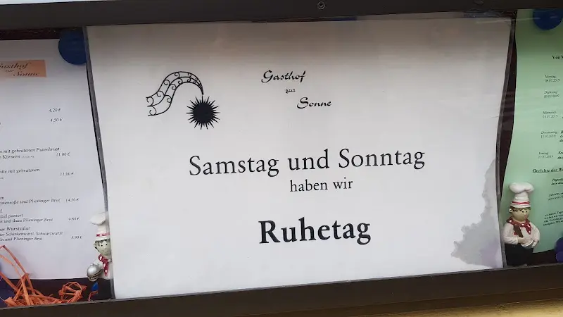 Menu_Gasthof Zur Sonne_Stuttgart_immagine_1