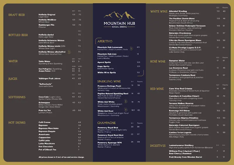 Menu_Mountain Hub Social Dining_München_image_1