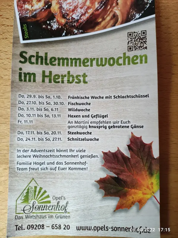 Menu_Opel's Sonnenhof owner Manuela Hagel_Bindlach_image_4