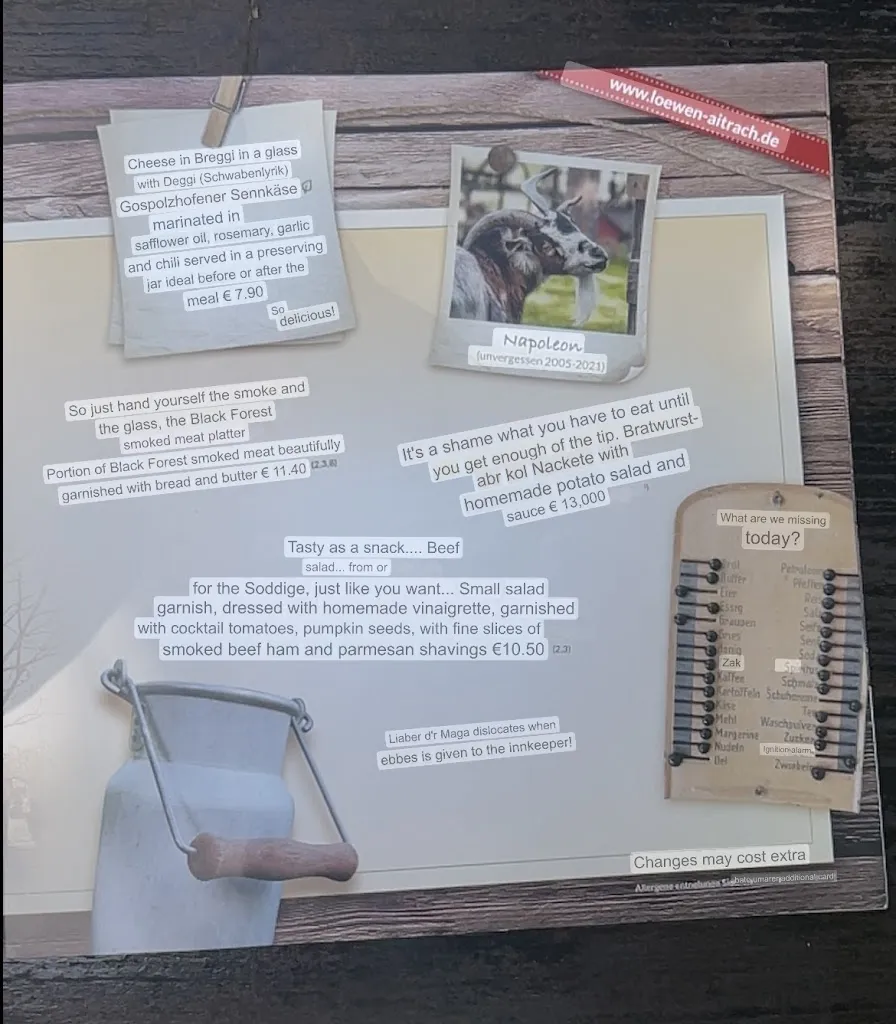 Menu_D'r Löwen in Aitrach - Stoll-Pilger Gastronomie GbR_Aitrach_image_4
