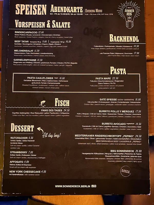 Menu_Restaurant-Bar-Bootsanleger Sonnendeck_Berlin_image_1