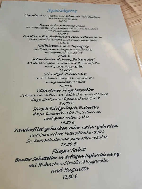 Menu_Flugplatz-Restaurant Vilshofen Terrassencafé M+R_Donau_image_2