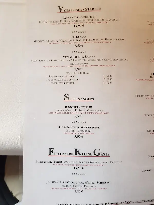 Menu_Hotel 3 Sterne Superior & Restaurant Schwarzer Adler_Uttenreuth_immagine_3