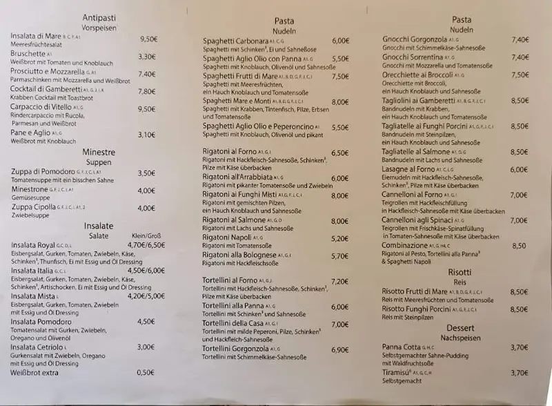 Menu_Restaurant La Scuderia_Spardorf_image_3