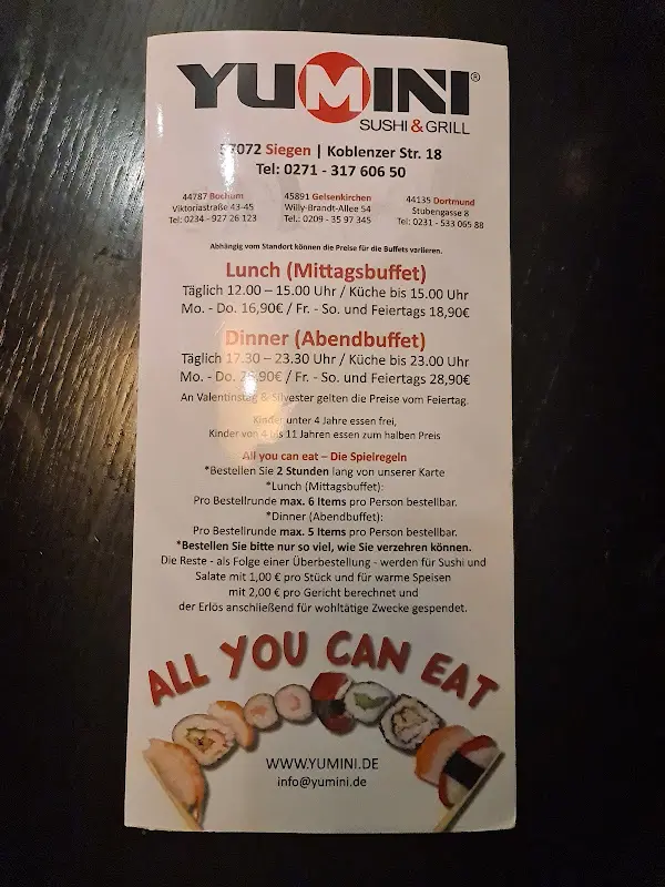Menu_YUMINI Siegen_Siegen_image_3