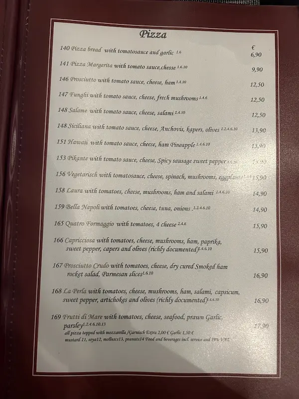 Menu_La Perla Ristorante Pizzeria Füssen_Füssen_immagine_4