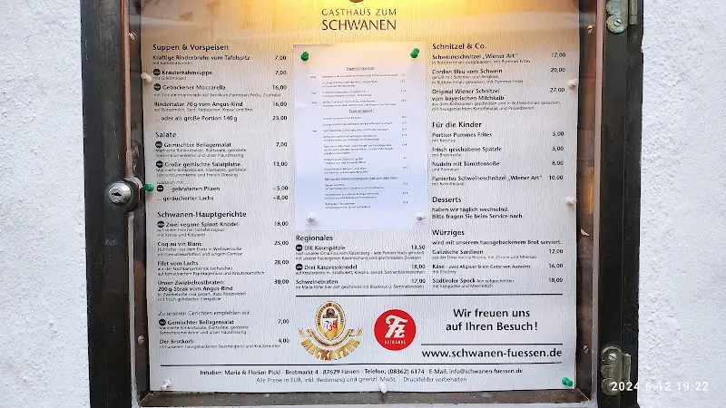 Menu_Gasthaus Zum Schwanen_Füssen_image_4