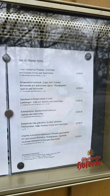 Menu_Gaststätte Fischerheim_Heilbronn_immagine_1