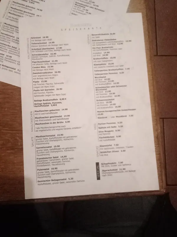 Menu_Backstüble Heilbronn_Heilbronn_image_1