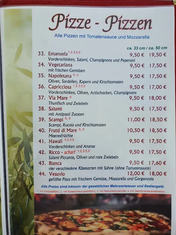 Menu_Tre Olive Ristorante Pizzeria_Spalt_image_1