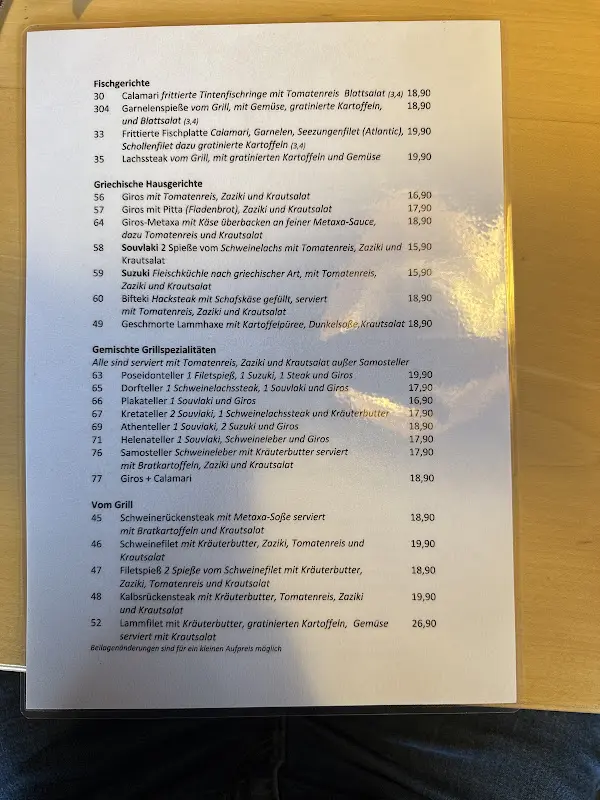 Menu_Restaurant Poseidon - griechische Spezialitäten_Sonthofen_image_3