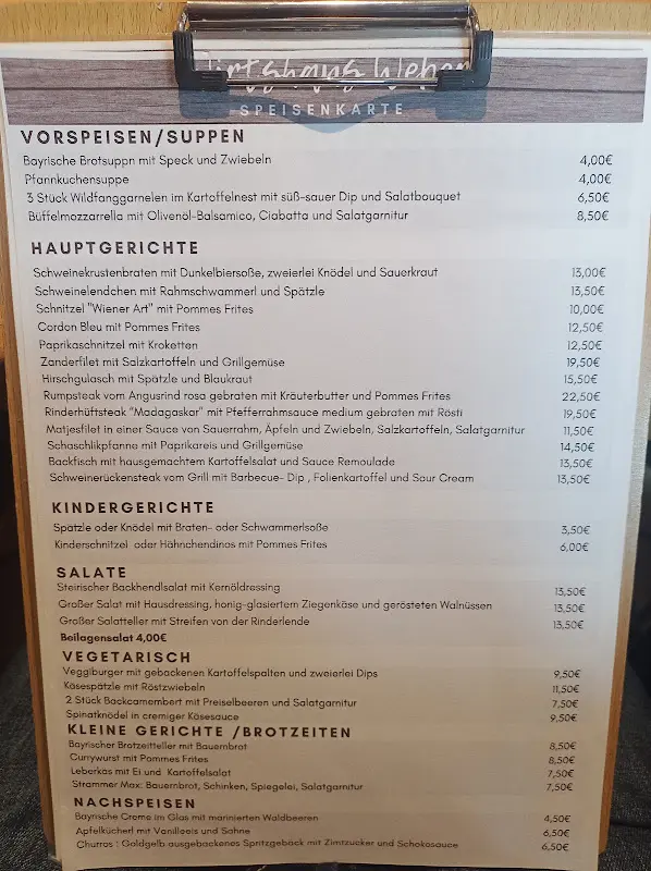Menu_Wirtshaus Weber Inh. Lagerbauer_Spiegelau_image_1
