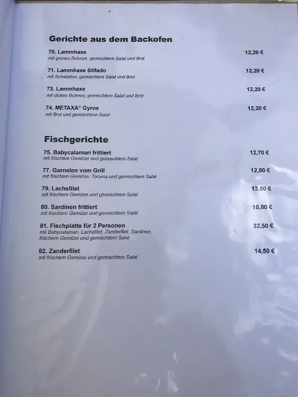 Menu_Restaurant Waldgaststätte Deuringen - Georgios Niras_Stadtbergen_immagine_2